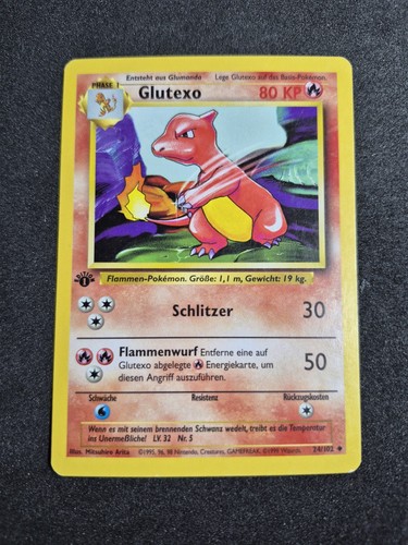 Original pokemon karte glutexo - original,