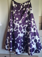 Rock lila - weiß, 40