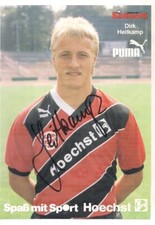 Autogramm Dirk Heitkamp Fußballspieler Eintr. Frankfurt Originalunterschrift