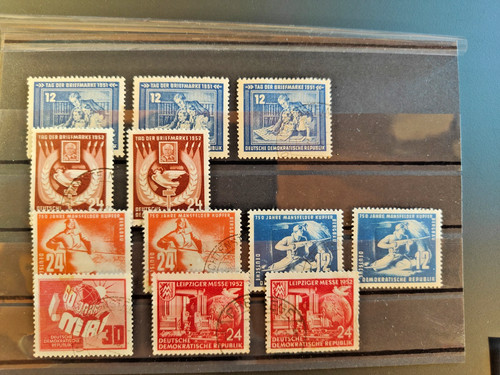 Briefmarken ddr tag d - tag,
