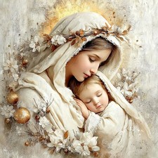 Wandbild heilige maria - wandbild,
