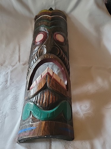 Wandmaske tiki maske hawaii - tiki-maske,