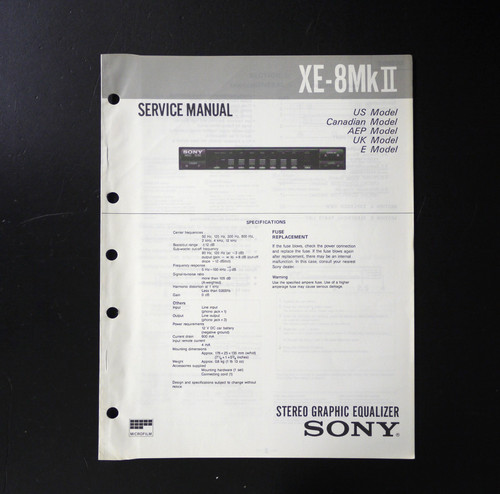 Original sony 8mk stereo - original, xe-8mk