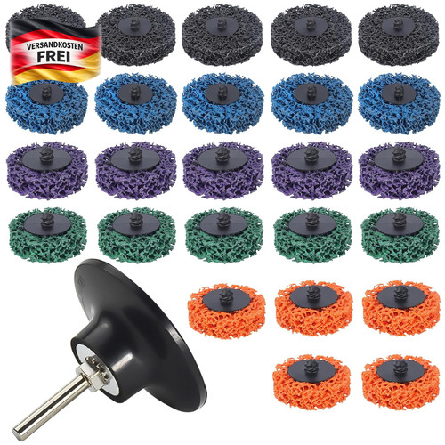 Schleifscheiben set stück - set, 25