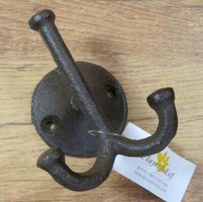 Garderobenhaken schlicht 2er