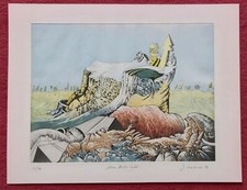 Jens Lambrecht sign. Radierung