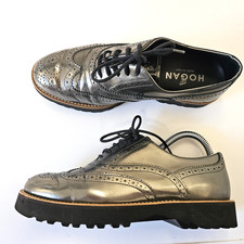 schöne Leder Hogan Halbschuh