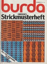 Rarität von 1981:  burda - Grosses Strickmusterheft, über 400 Muster