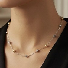 Vintage perli bicolor kette - vintage,