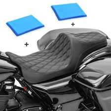 Gel Sitzbank für Harley Davidson Touring 08-24 Craftride FR6 schwarz gebraucht