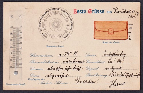 Karlsbad karlovy vary litho - karlsbad,