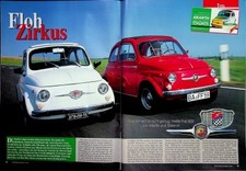 Oldtimer Markt 2317) Fiat 500 Tuningspezial mit Modellen von Abarth und Giannini