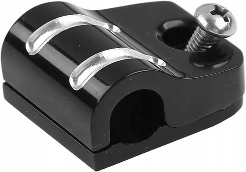 Alu schwarz kabelklemme - schwarz,