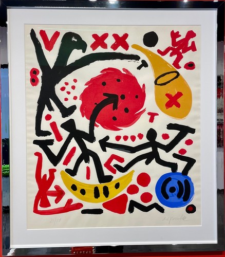 Penck farbholzschnitt - r.,