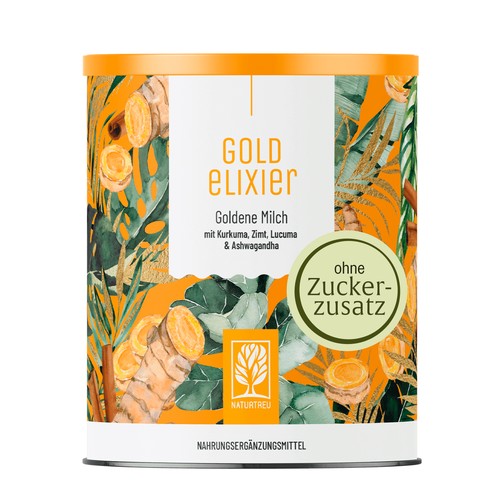 Goldene milch pulver kurkuma - milch,