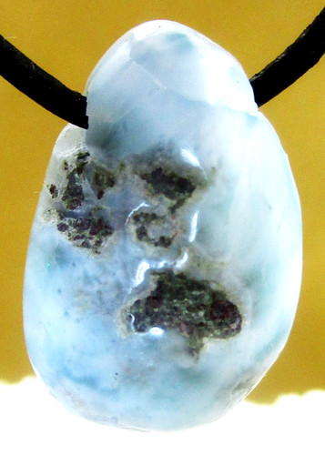 Larimar freeform trommelstein - ,
