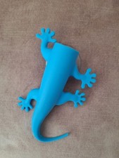 Zahnbürstenhalter Wand Eidechse Hellblau J-me Larry für Handzahnbürste Deko