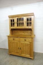 Antiker Buffetschrank Küchenschrank Schrank Vitrine aus Weichholz