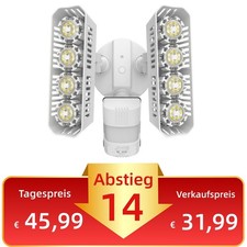 Wandleuchten LED Fluter Strahler mit Bewegungsmelder 250W 4 Modi IP65 PIR CE