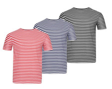 Matrosen Top russisch Telnyashka Stil marine rot gestreift Kurzarm T-Shirt Outfit