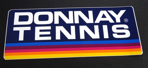 Werbe aufkleber donnay tennis - werbe-aufkleber,