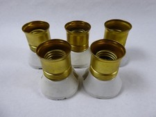 alte original DRP Porzellan Messing Lampenfassung E27 Aufbaufassung - unbenutzt