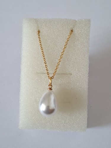 Schöne vergoldete kette mit - vergoldete,