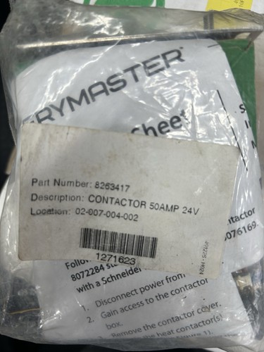 Frymaster schütz amp - frymaster, 24v
