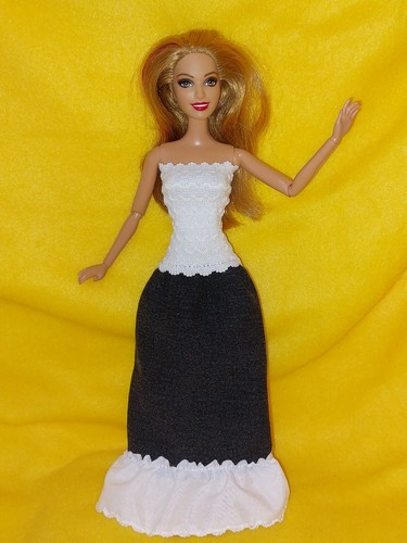 Barbie jeans kleid ballkleid - barbie,