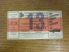 ca. 1980er Jahre Ticket: Bayer