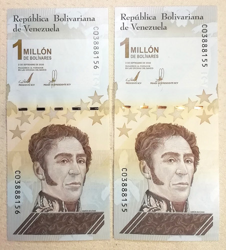 Banknote venezuela x 1 - x,
