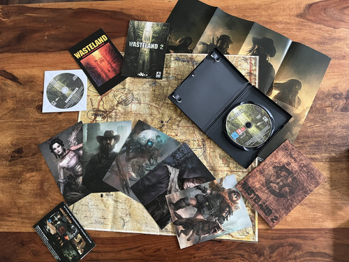 Wasteland mit box und - 2,