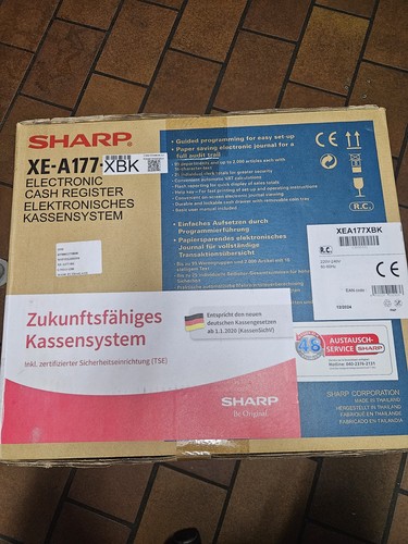 Sharp a177 registrierkasse - sharp, xe-a177