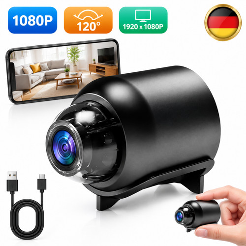 Mini kamera 1080p full - ip,