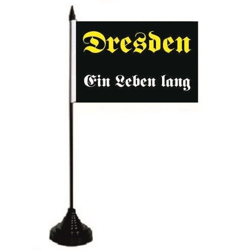 Tischflagge dresden ein - ein, leben