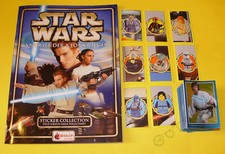 Star Wars Angriff der Klonkrieger Sticker Album komplett