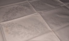 Altes Damast Tischdecke