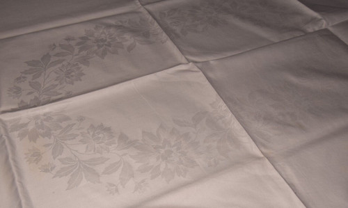 Altes damast tischdecke - damast,