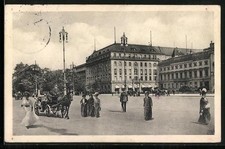 Berlin, Unter den Linden mit Hotel Adlon, Ansichtskarte 1912 