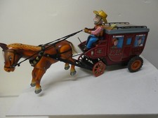 Pferd mit Kutsche Western