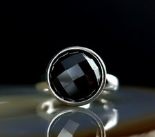 Ring Silber 925 schwarzer