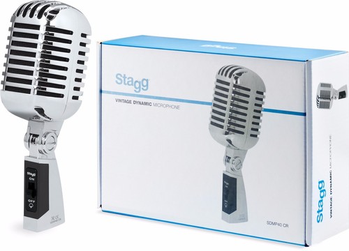 Stagg sdmp40cr retro vintage - sdmp40cr,