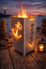 Feuerkorb Ankerplatz mit Anker