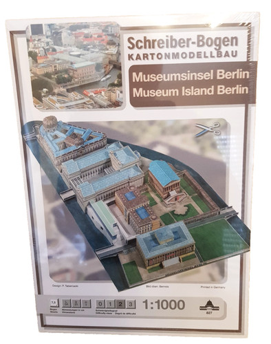Kartonmodell museumsinsel - +,