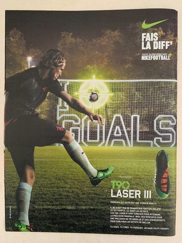 Werbung 2010 nike t90 - 2010, laser