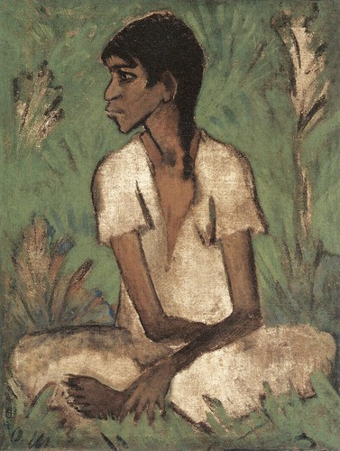 Sitzende zigeunerin 1926 - zigeunerin, um