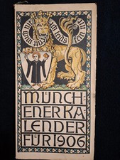Münchener Kalender für 1906, Druck und Verlag der Verlagsanstalt, vorm. G.I.Manz