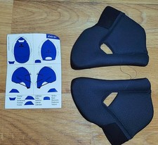 Wangenpolster für Shark Evo-GT Helm 25mm oder 30mm *NEU*