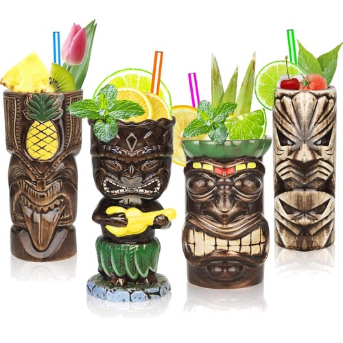 Tiki tassen set keramik - tiki,