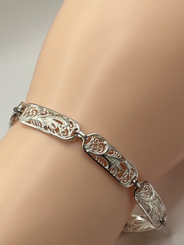 835 silber armband filigran - 835,
